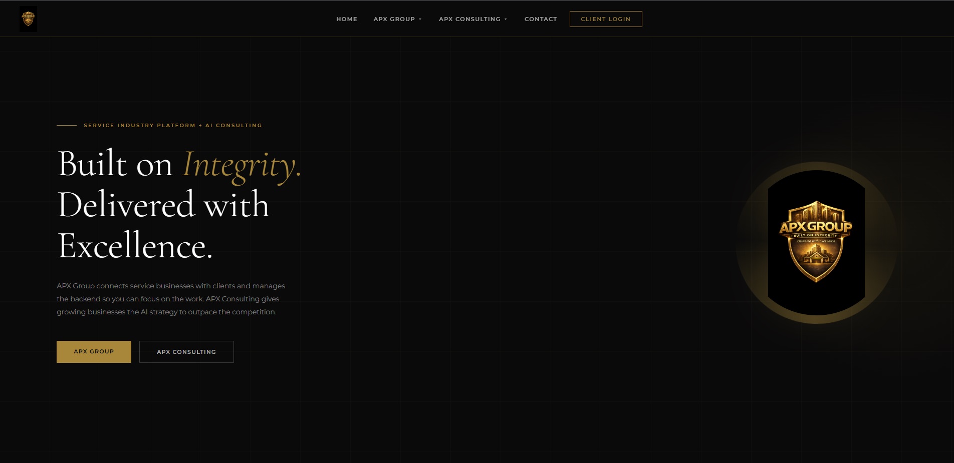 APX Group website homepage