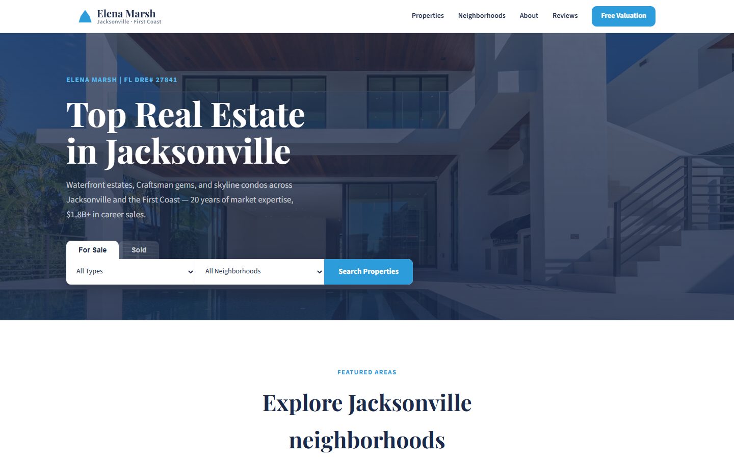 Marsh — Jacksonville First Coast real estate homepage